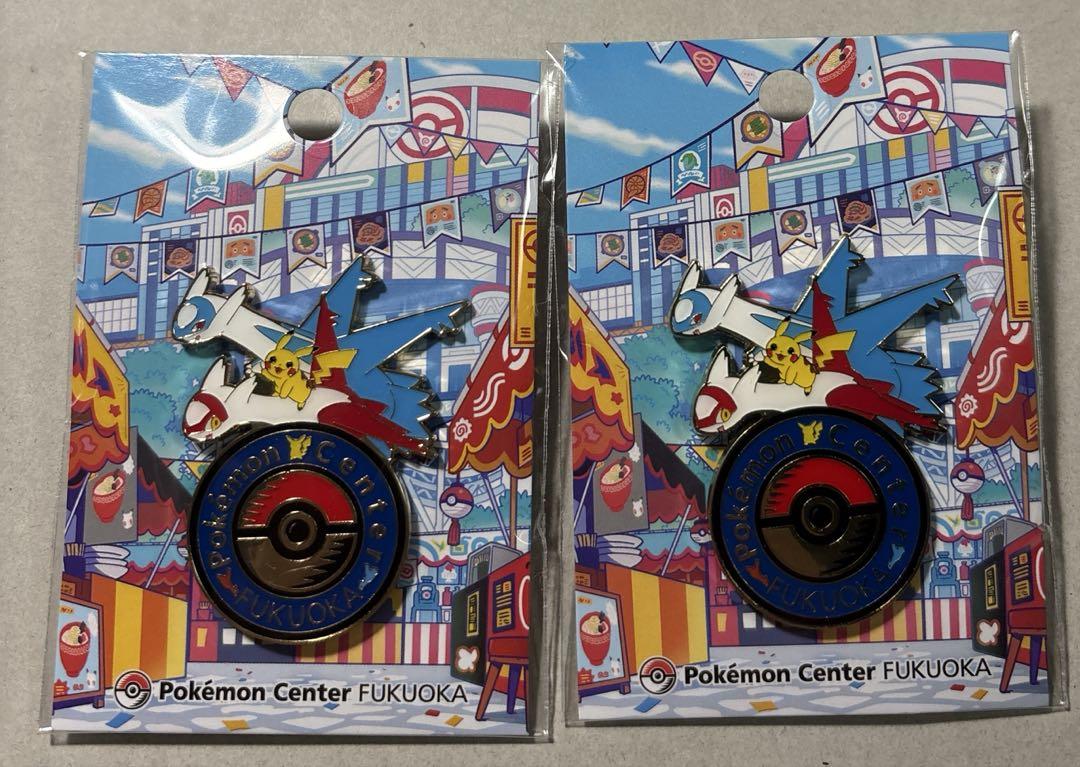 ポケセンフクオカ ロゴピンズ ラティアスラティオス ポケモンセンターフクオカ ロゴピンズ ラティアス ラティオス