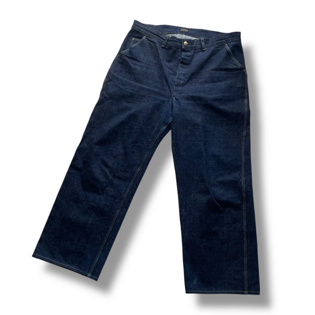AT LAST アットラスト 212 W36 ワイドシルエット シンチ デニム AT LAST アットラスト 212 W36 ワイドシルエット シンチ デニム