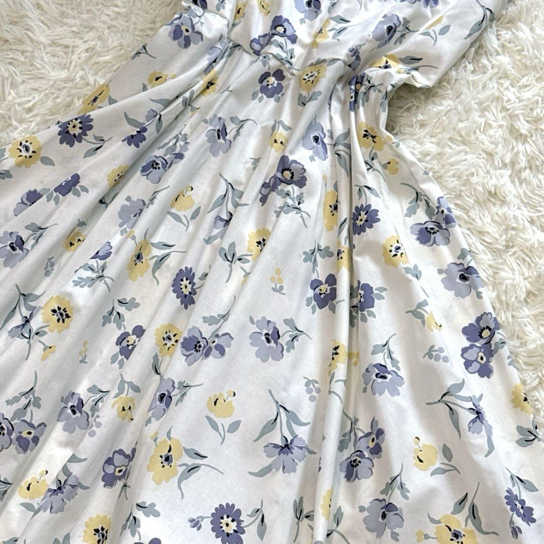 【新品タグ付き】ローラアシュレイ ワンピース ローズ 花柄 希少タグ付き ローラアシュレイ 花柄 ワンピース 大きいサイズ