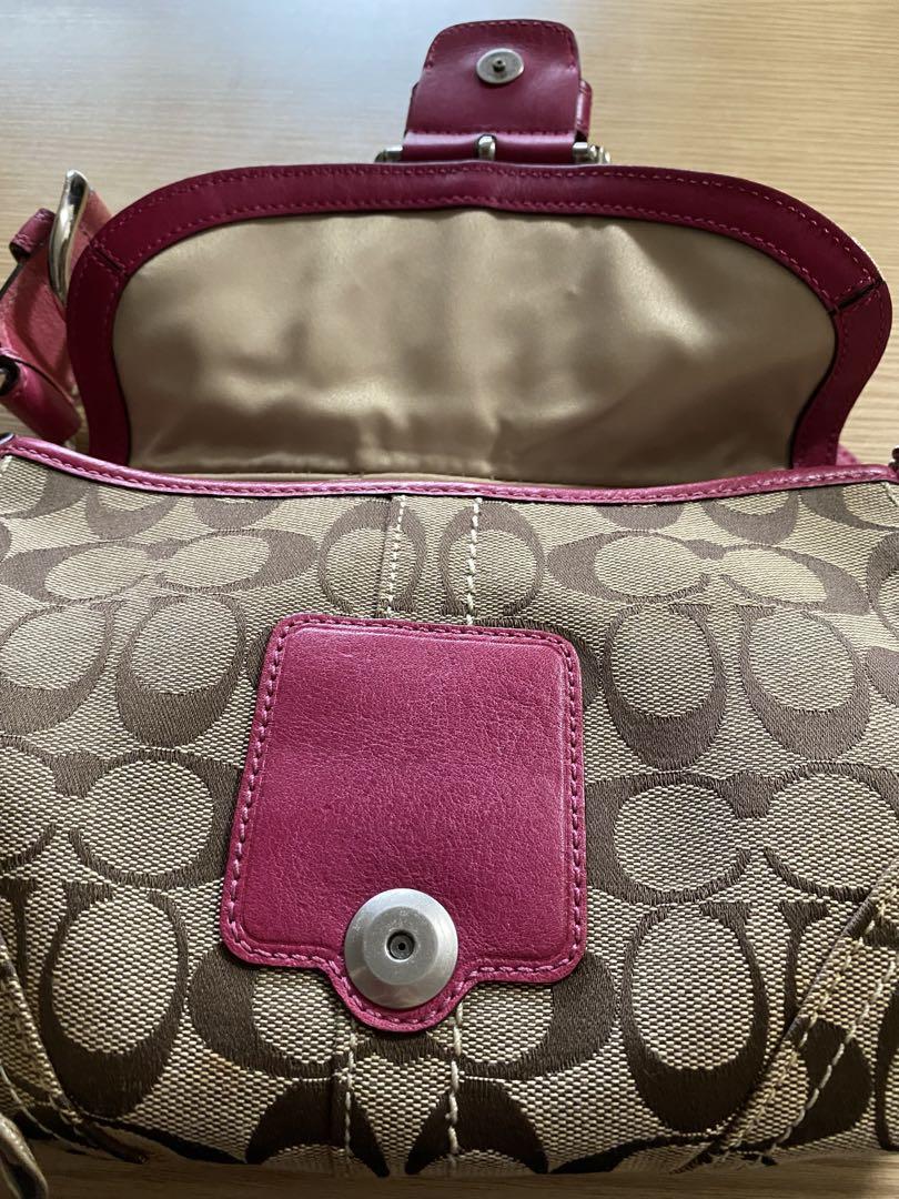 【美品】COACH バッグ　ピンク　人気