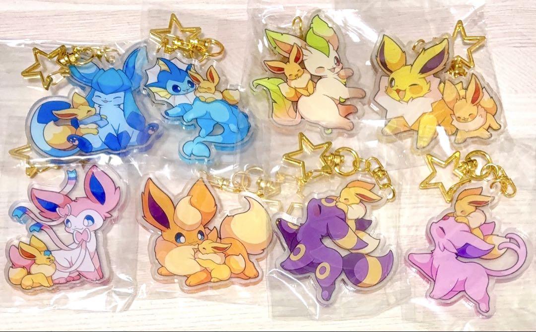 ポケモン ブイズ イーブイといっしょ アクリルキーホルダー