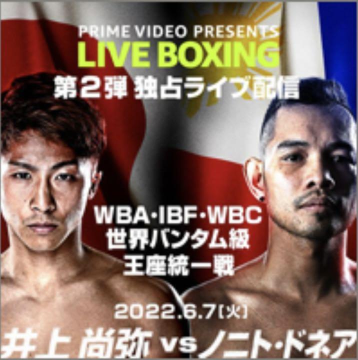 井上尚弥VSノニト・ドネア戦　チケット　E席1枚