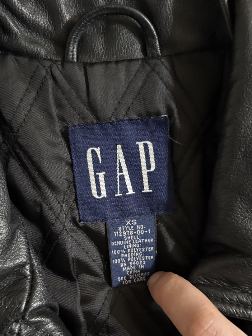 old gap 90s レザージャケット