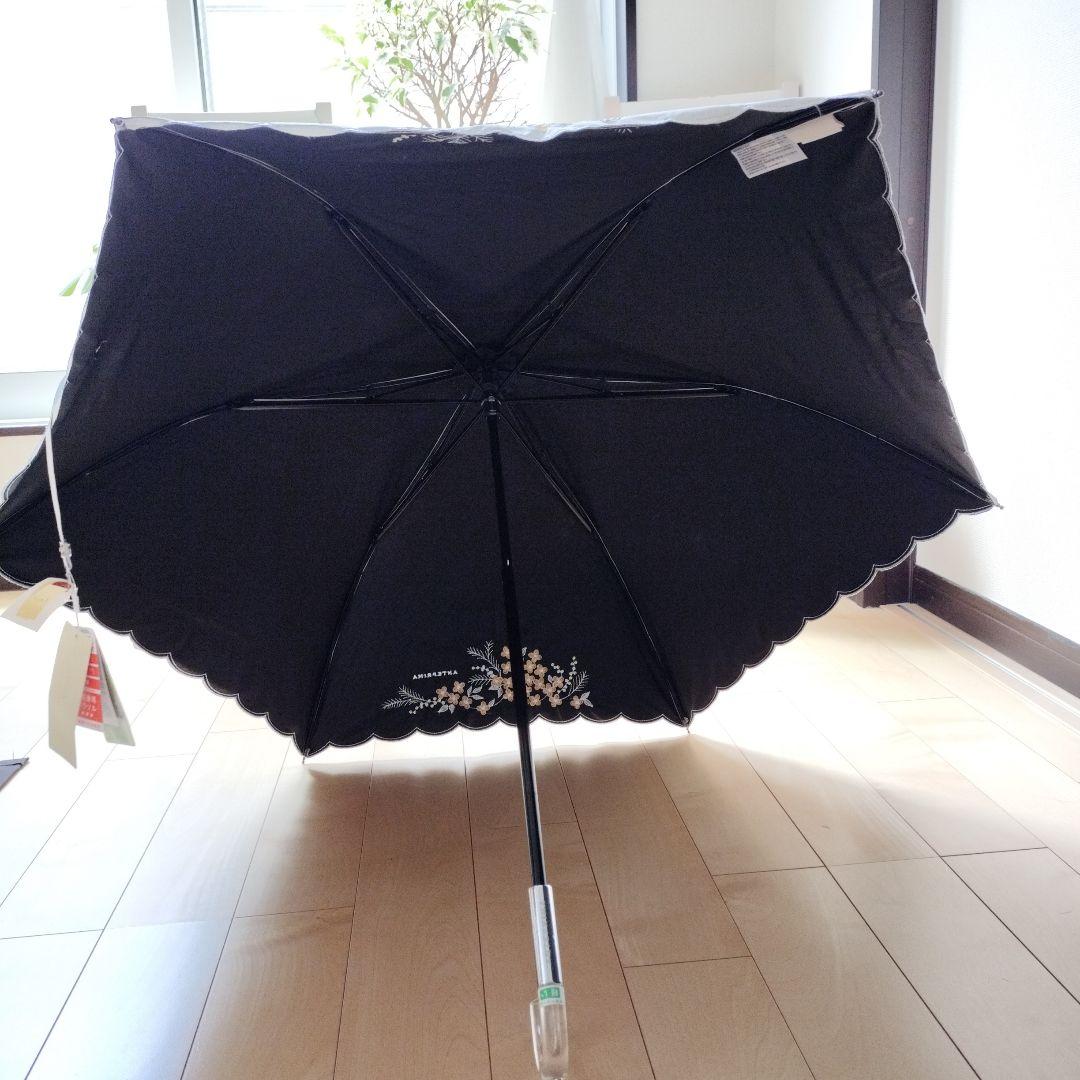 《新品》 ANTEPRIMA　おしゃれな　楽折 折りたたみ日傘　白　T②