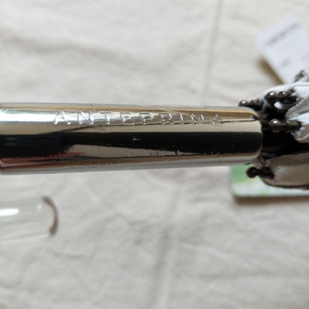 《新品》 ANTEPRIMA　おしゃれな　楽折 折りたたみ日傘　白　T②