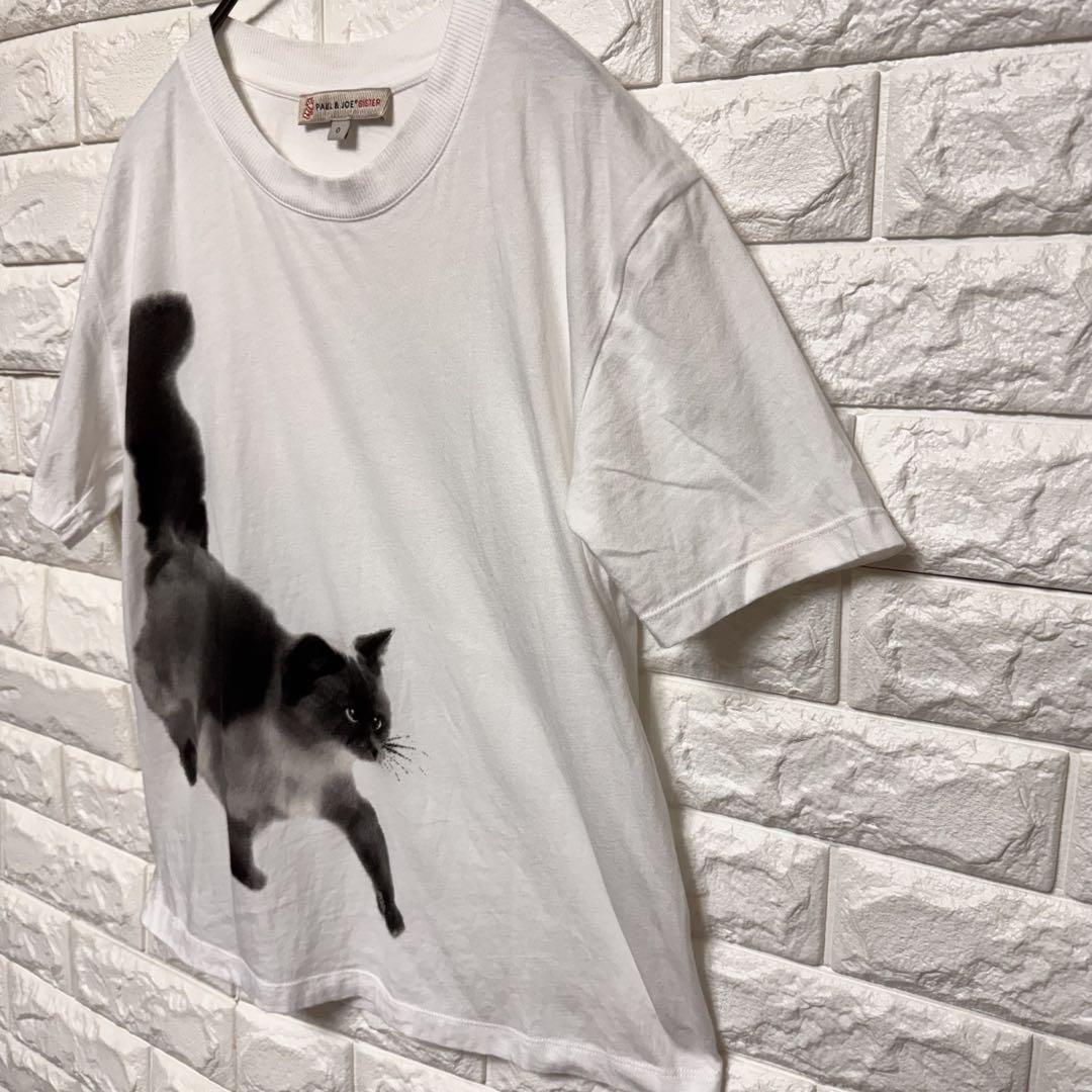 PAUL&JOE SISTER 猫プリント半袖Tシャツ XS 猫 キャット - メルカリ