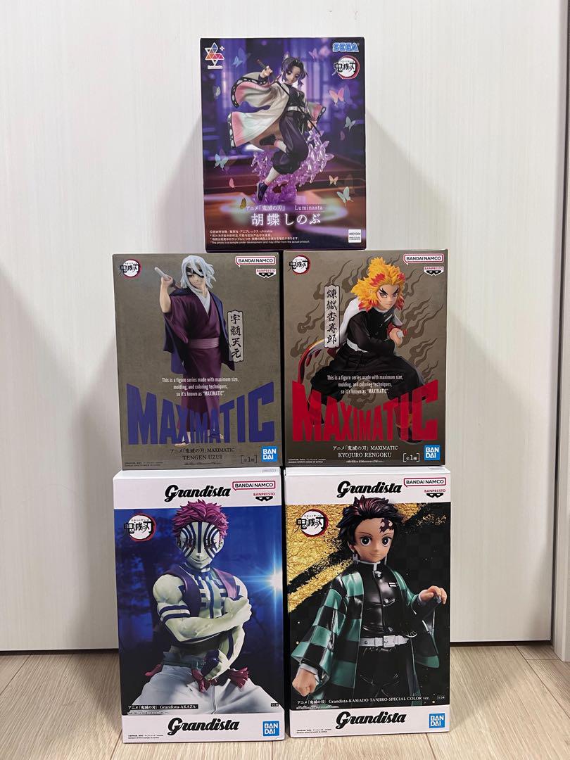 鬼滅の刃 フィギュアセット　竈門炭治郎　煉獄杏寿郎　宇髄天元　胡蝶しのぶ　猗窩座