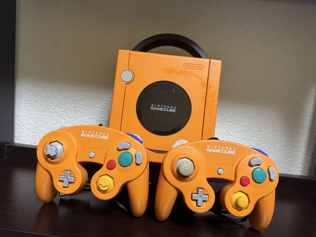 ゲームキューブ 本体 オレンジ ソフト付