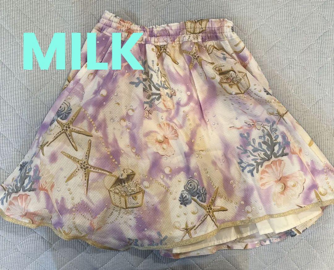 ミルク　milk 貝殻モチーフスカート