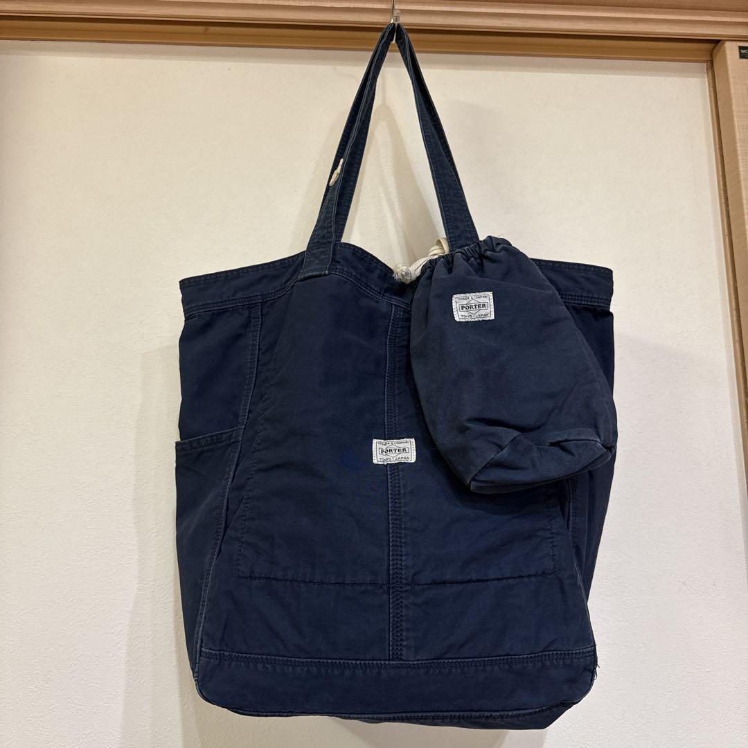 ポーター PORTER ディープブルー トートバッグ