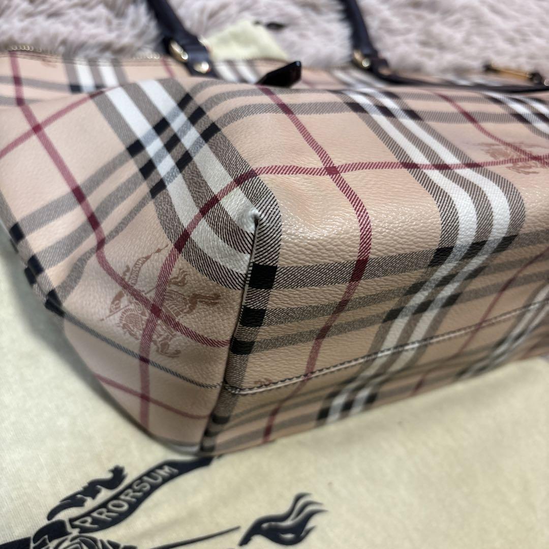 BURBERRY チェック柄 トートバッグ Burberry チェック柄 トートバッグ