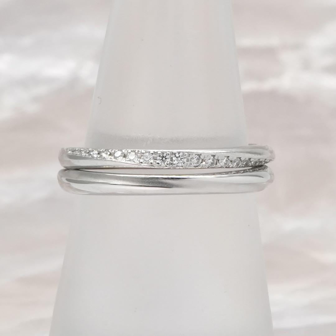 ☆DIAMOND SHIRAISHI☆ ダイヤリング ペア 結婚指輪 Pt950