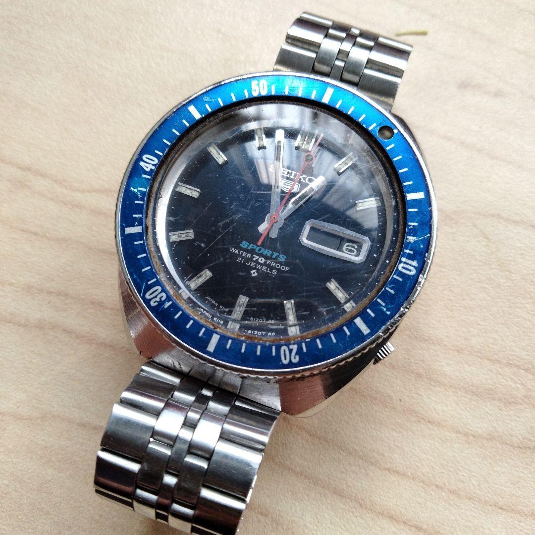 訳あり　SEIKO セイコー 5 SPORTS 腕時計 防水