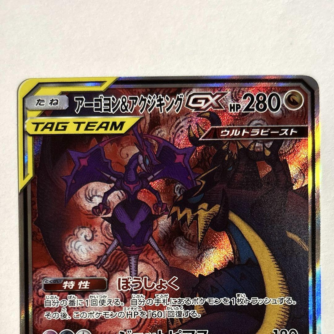 ポケモンカード　アーゴヨン&アクジキングGX SA