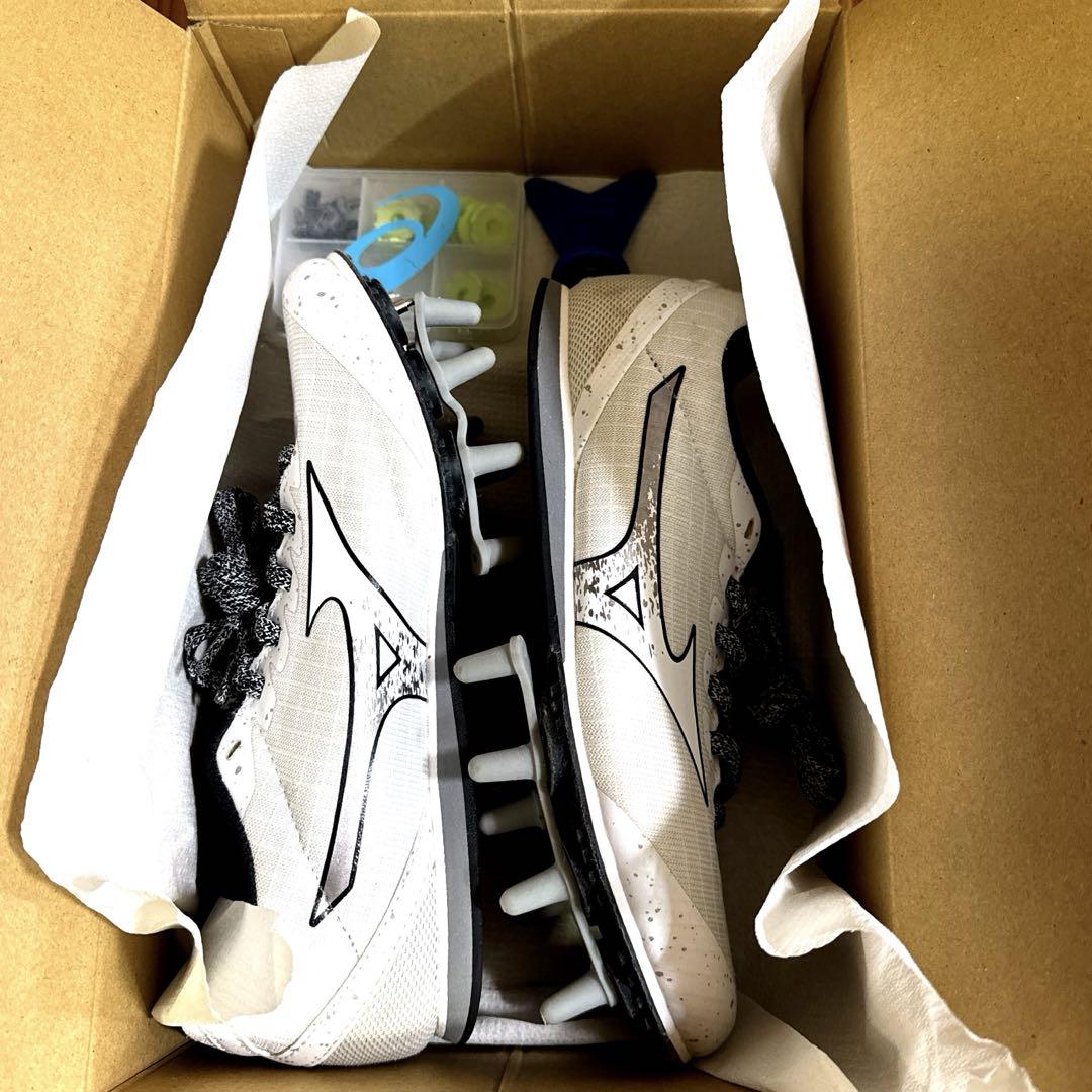 MIZUNO スパイク(白)セット【23cm】
