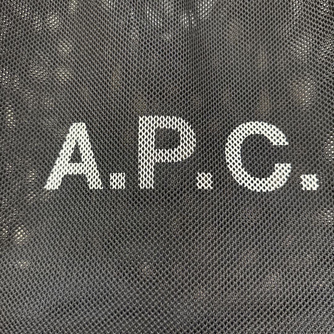 A.P.C. メッシュ トートバッグ ブラック