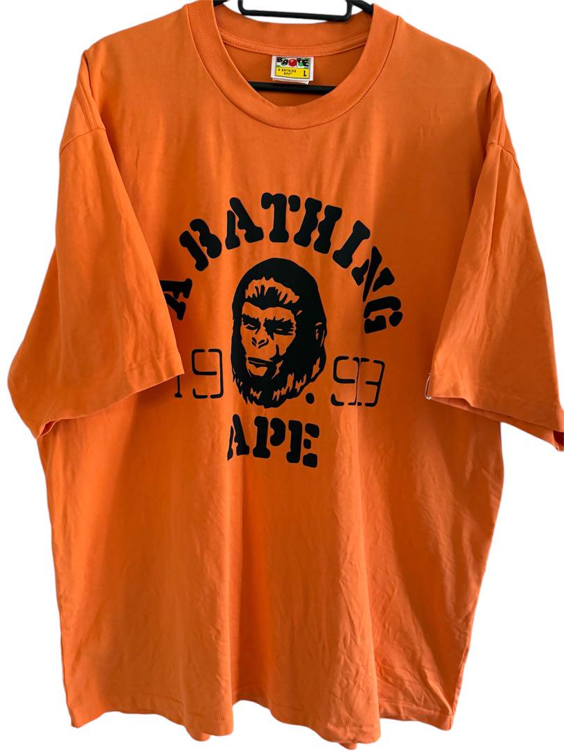 A BATHING APE COLLEGE relaxed FIT TEE