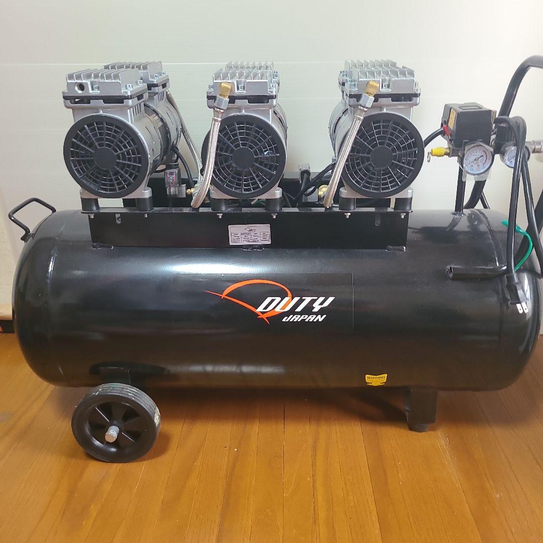 SGW750X3-90L-A エアコンプレッサー 90L目立った傷や汚れなし