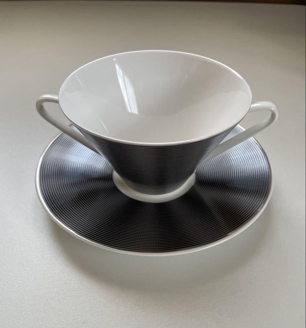 新品.未使用品 NIKKO スープカップ シルクブラック 4個セット 新品.未使用品 NIKKO スープカップ シルクブラック 4個セット