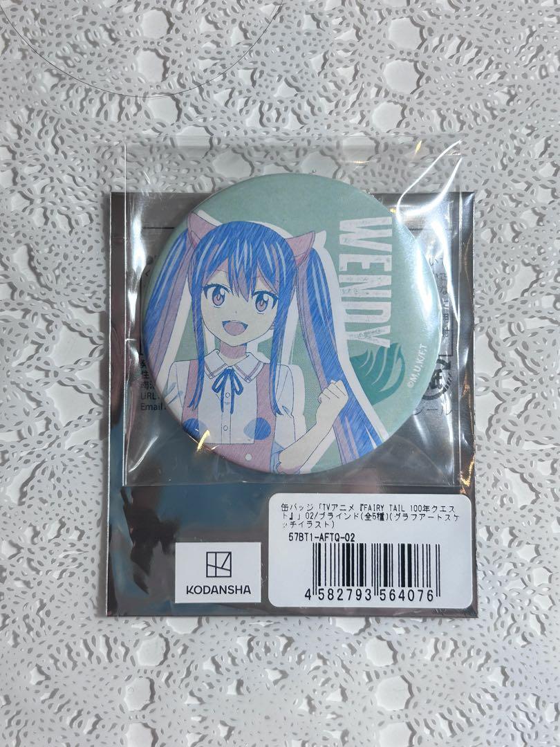 最高品質の フェアリーテイル 缶バッジ 100年クエスト TAIL FAIRY ピンズ・ピンバッジ・缶バッジ