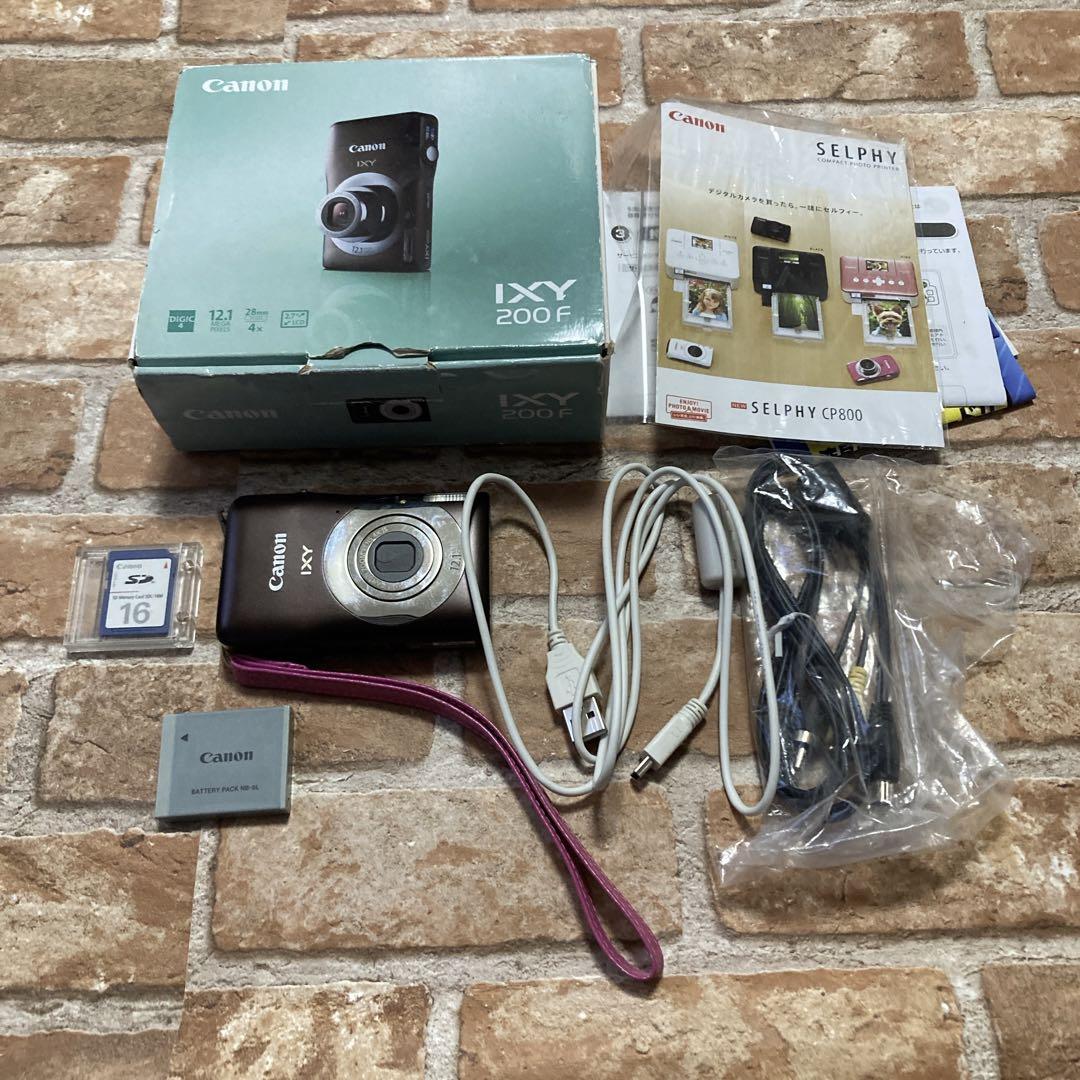 Canon IXY 200F ブラウン デジカメ 動作確認済み 箱付属品多数良品 Canon IXY 200F ブラウン デジカメ 動作確認済み 箱付属品多数良品