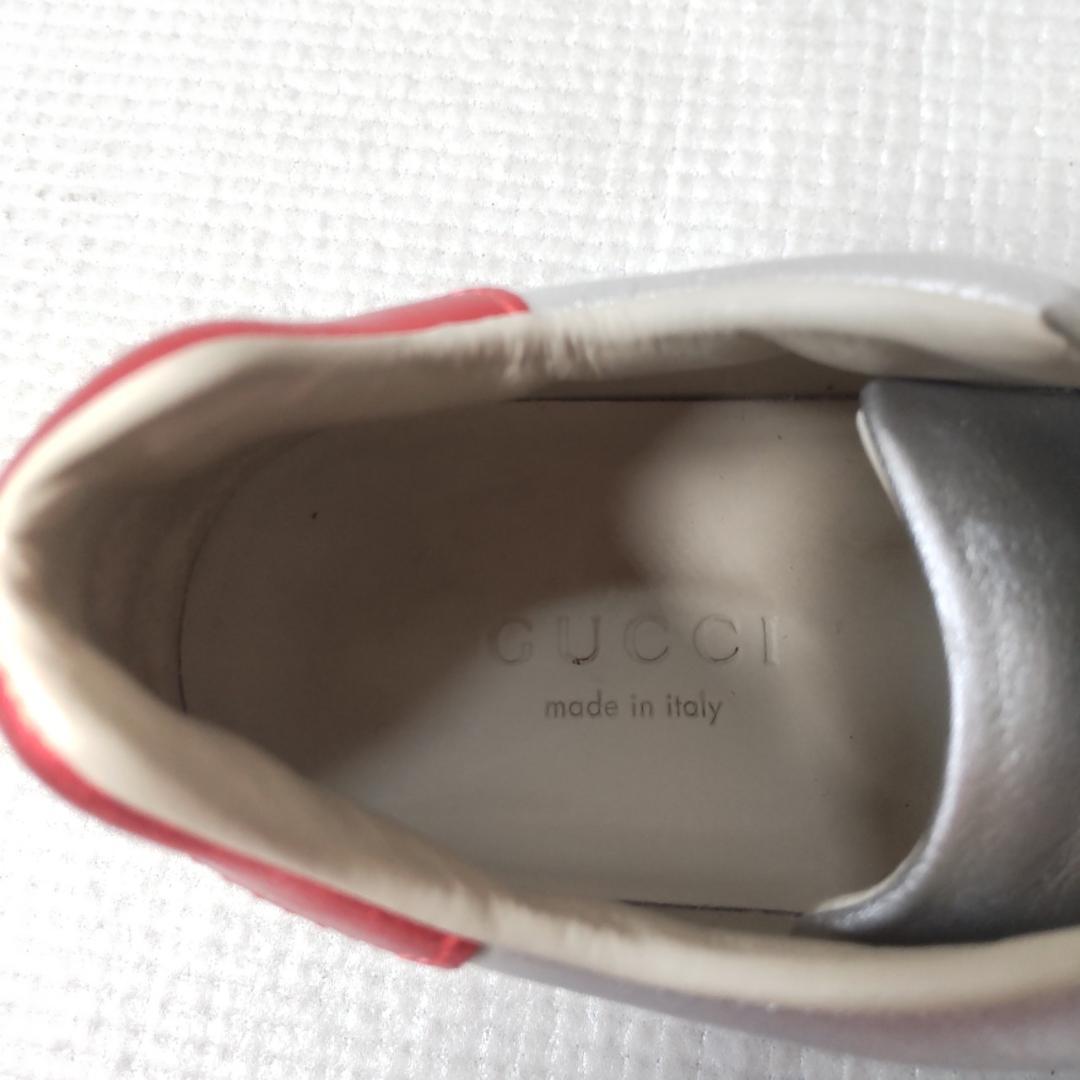 GUCCI Kids GG エース 子供靴 キッズスニーカー マジックテープ