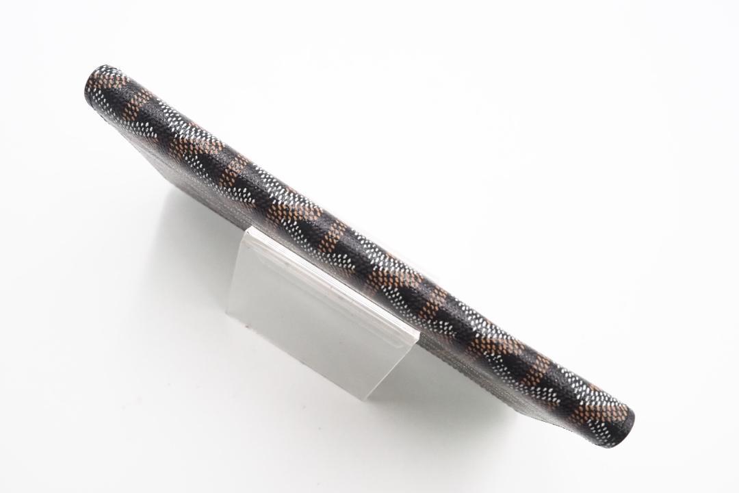 GOYARD 二つ折り長財布 リシュリュー ウォレット ブラック ブラウン A