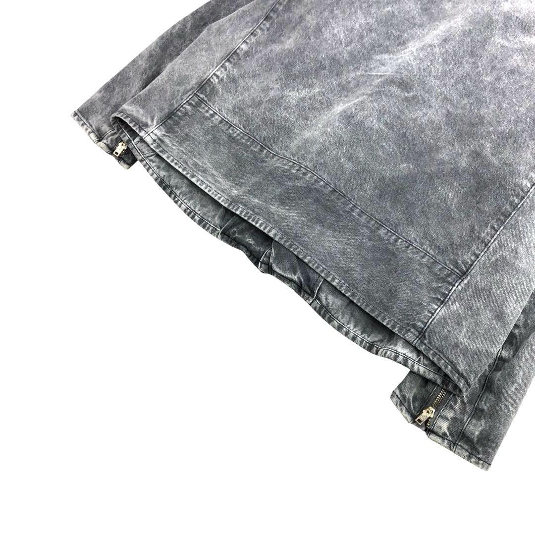 JEANS デニム生地のライダースジャケット