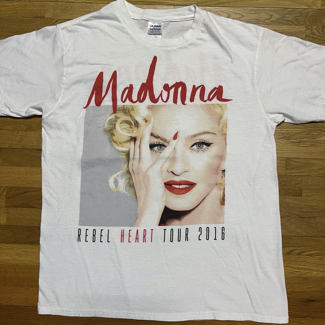 肌触りがいい マドンナ madonna Tシャツ ワールドツアー オフィシャル 2016 トップス