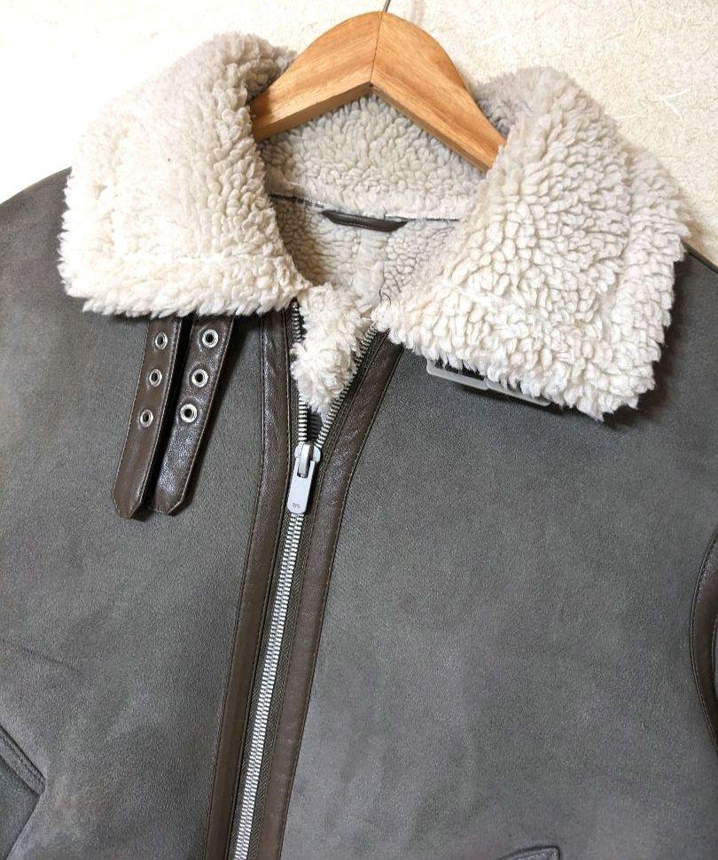 ZARA　ムートンジャケット　B-3　ジャケット　ボア　フェイクムートン