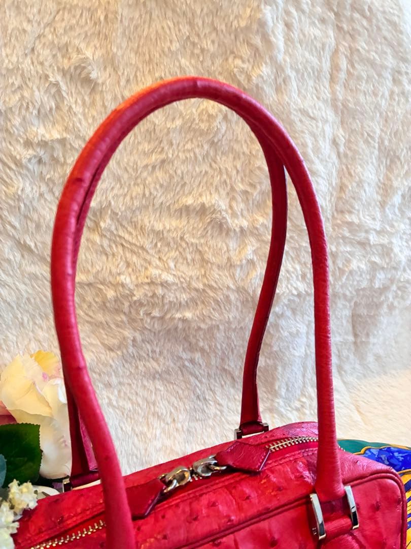 ✴︎未使用オーストリッチJRAダグ付き✴︎ハンドバッグ✴︎和装✴︎着物✴︎フォーマルバッグ