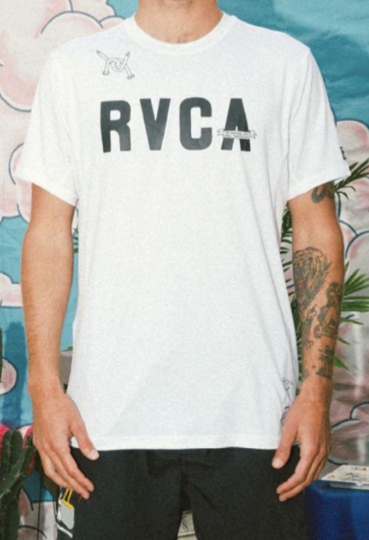 RVCA メンズ LUKE P VENT SS ラッシュガード