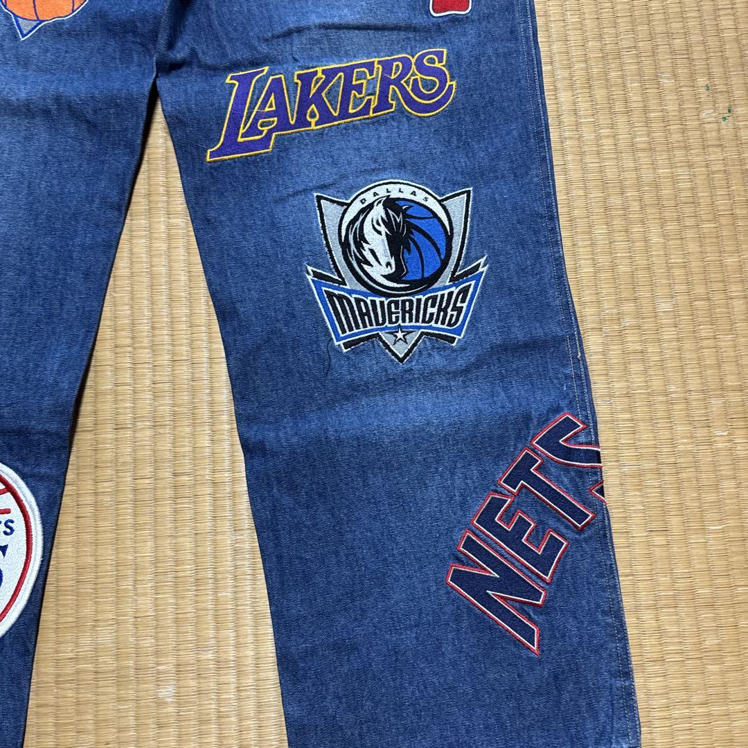 未使用 UNK NBA 極太 ワイド バギー オールスター バスケ Bリーグ