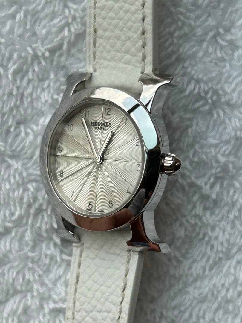 極美品 近いエルメス HERMES Hウォッチ ロンドHR1 210 レディース