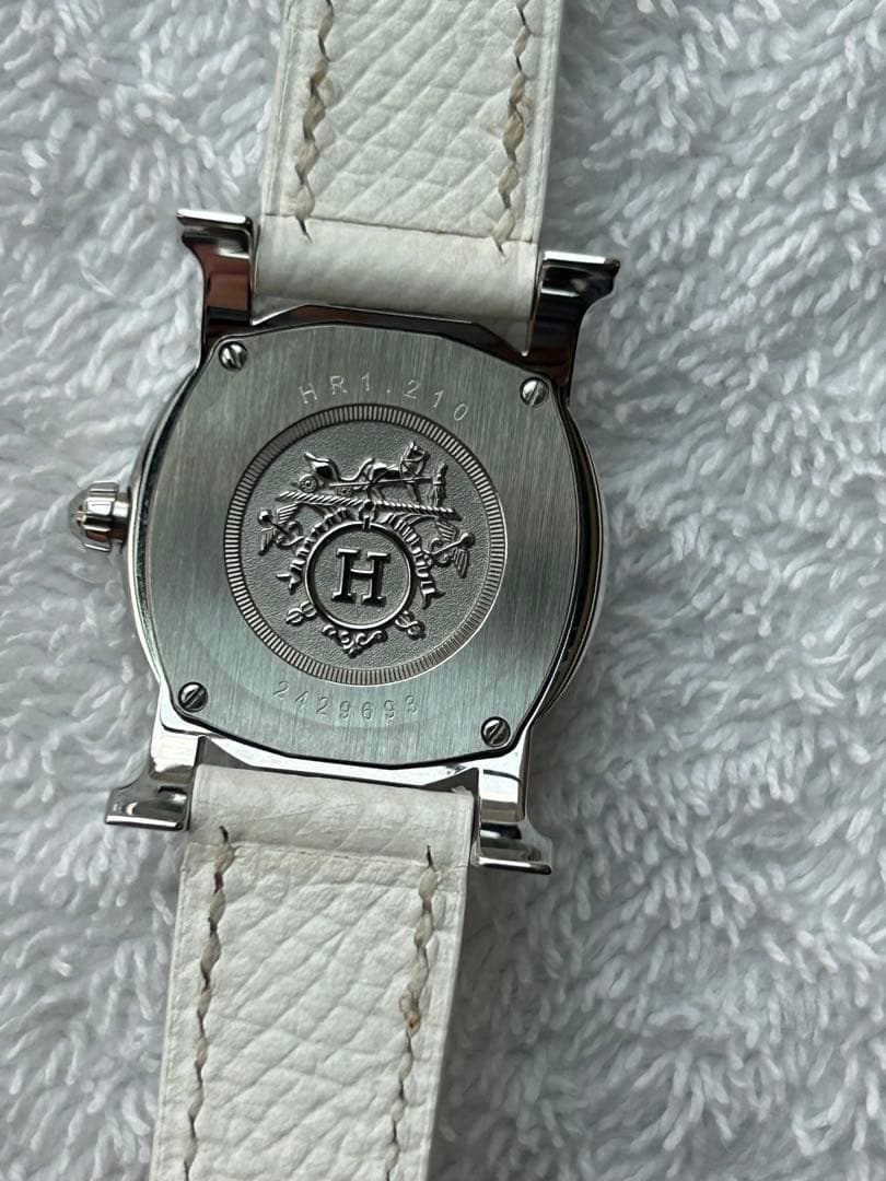 極美品 近いエルメス HERMES Hウォッチ ロンドHR1 210 レディース