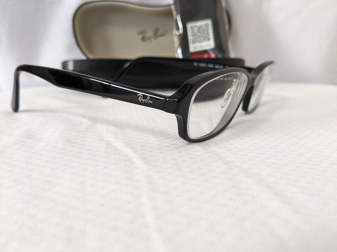 Ray-Ban 黒縁眼鏡 度入り 画像7