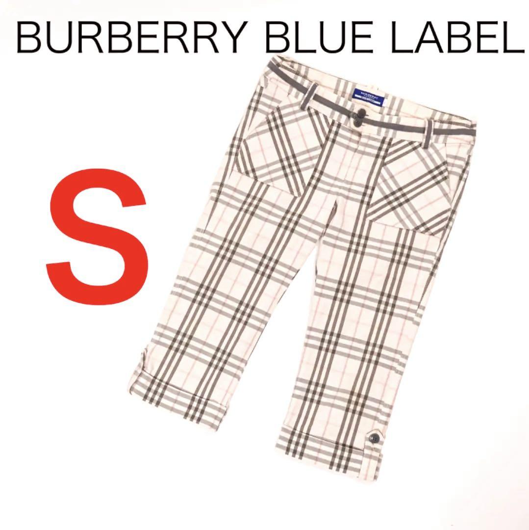 BURBERRY バーバリー ノバチェック クロップド パンツ 38 M