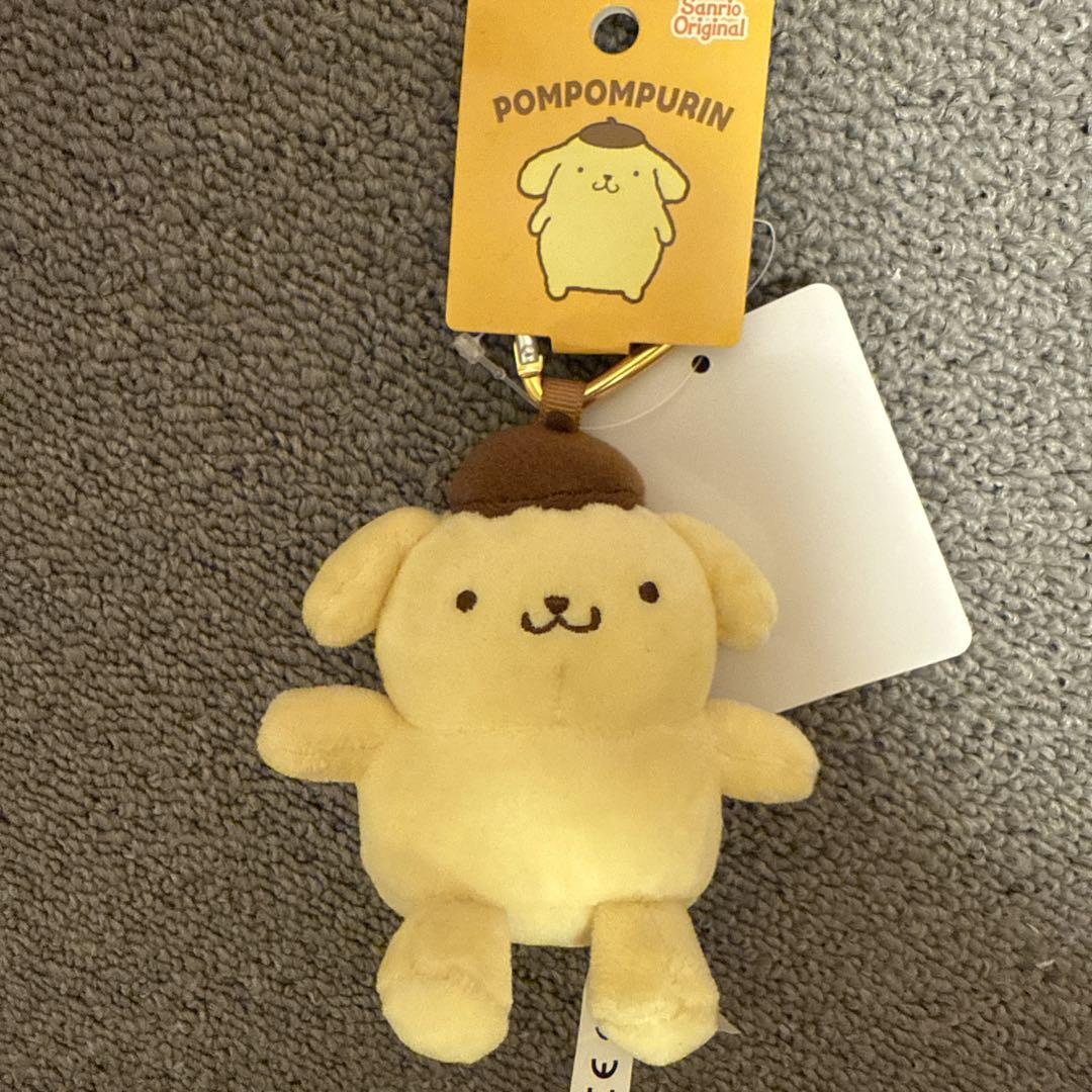新品タグ付き】ポムポムプリン ミニマスコットキーホルダー