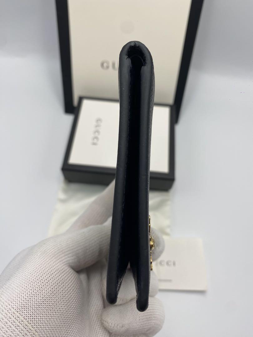 極美品‼ GUCCI グッチ　アニマリエ　レザー　二つ折り財布　蜂