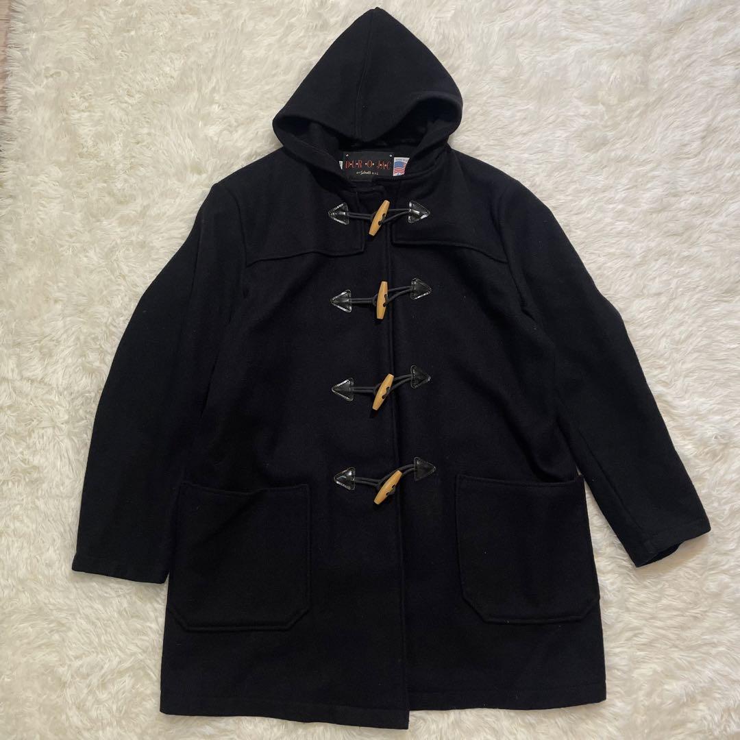 SCHOTT ダッフルコート 90s ブラック DUROJAC usa製 - メルカリ