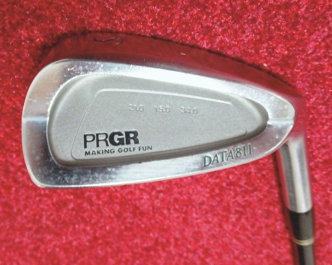 【美品】PRGR DATA811 アイアン Sクラブ