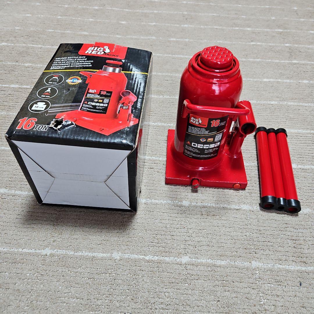 BIG RED １６ｔジャッキ 延長パイプ付き