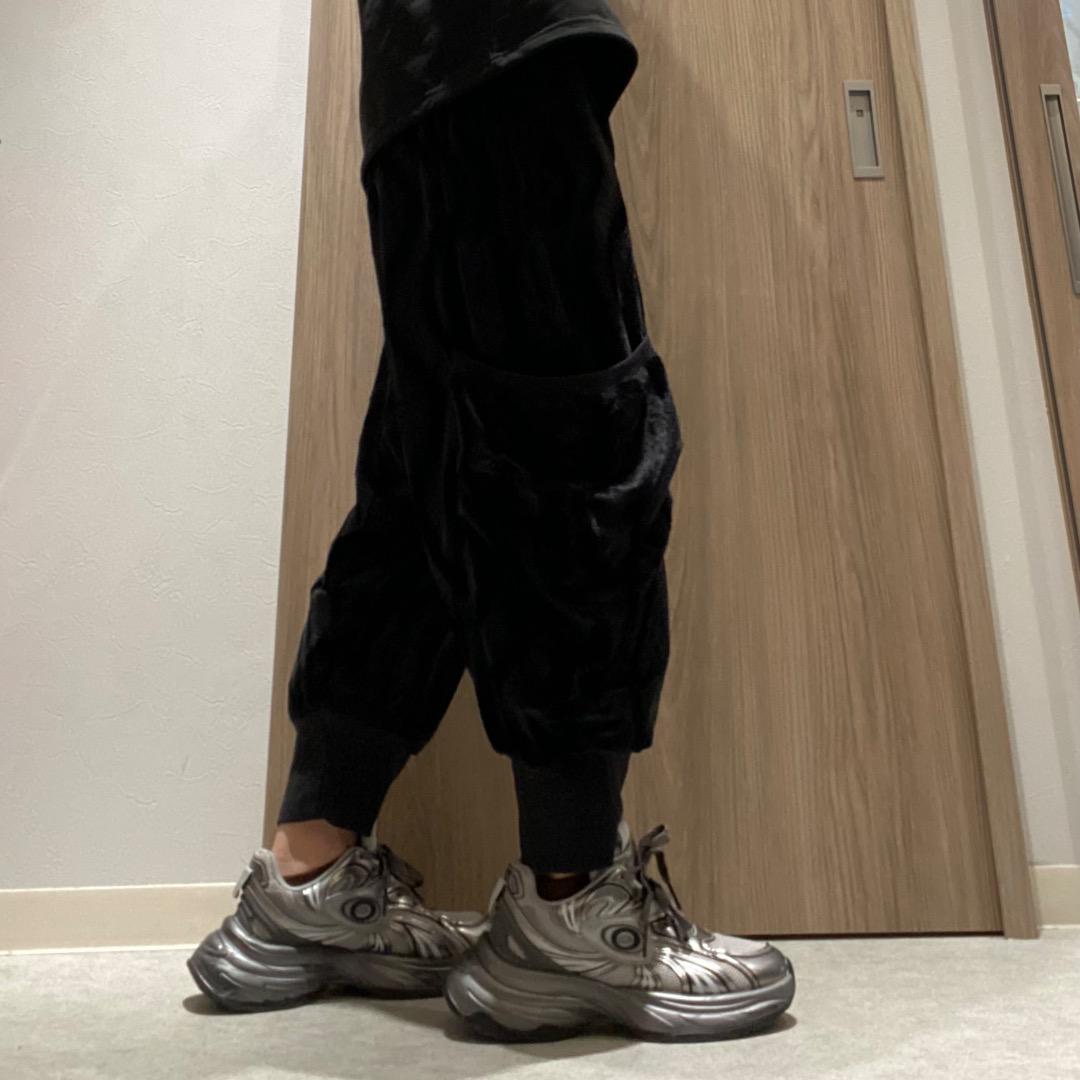 AD2012 archive フリルベロアサルエルパンツ 黒 ワイド Amazon | [UFNISAK] サルエルパンツ メンズ ワイドパンツ 袴