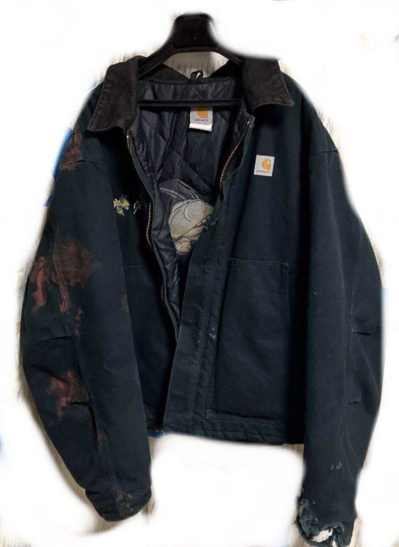 Carhartt 黒 トラディショナルジャケット 短丈