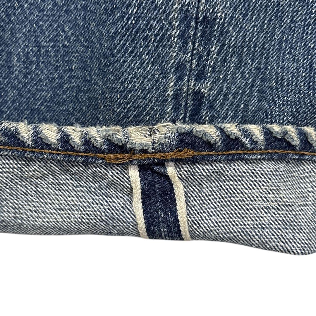 80s USA製 Levis 501 赤耳 リペアカスタムデニム セルビッチ