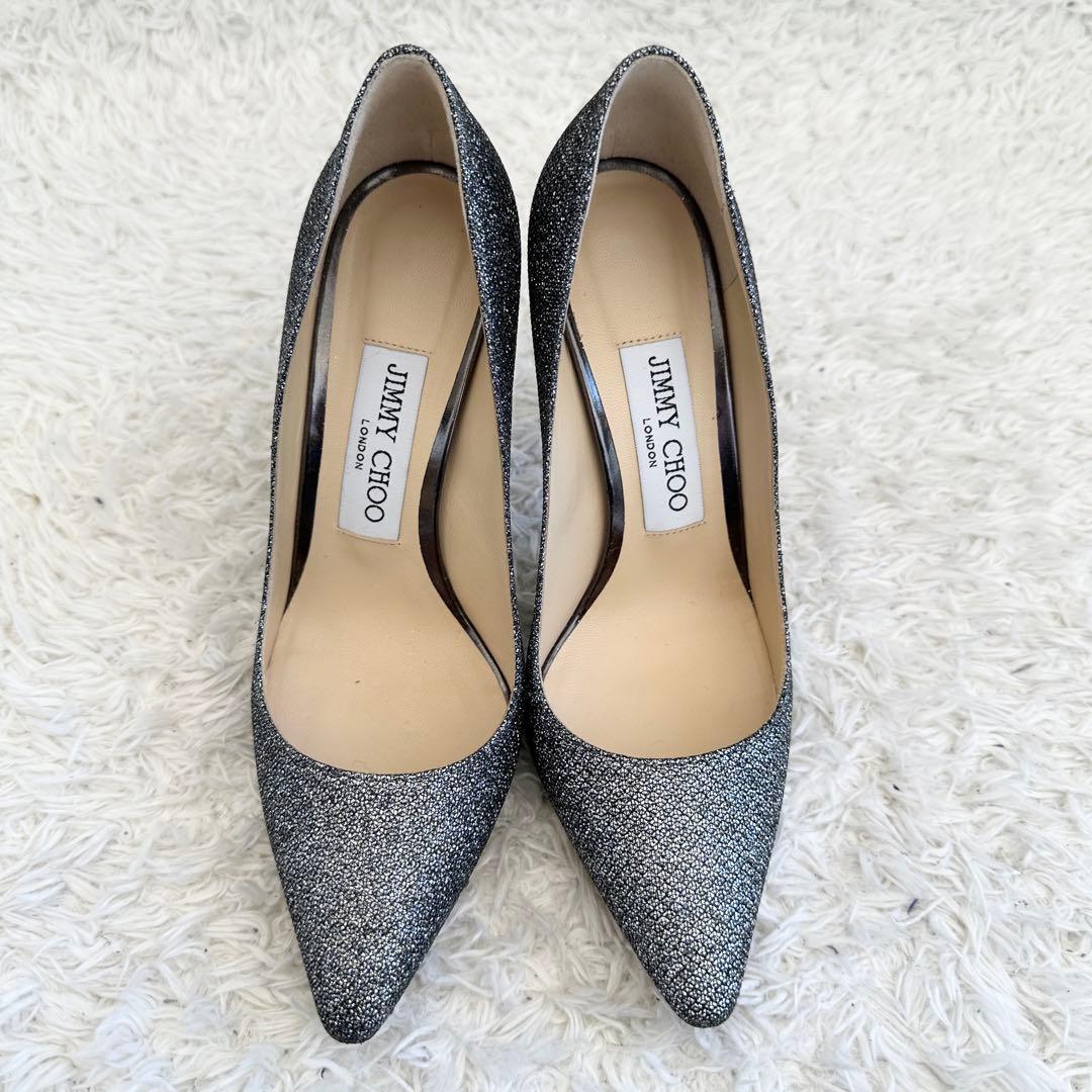 未使用✨箱付き✨ジミーチュウ ROMY100 グリッター パンプス M833