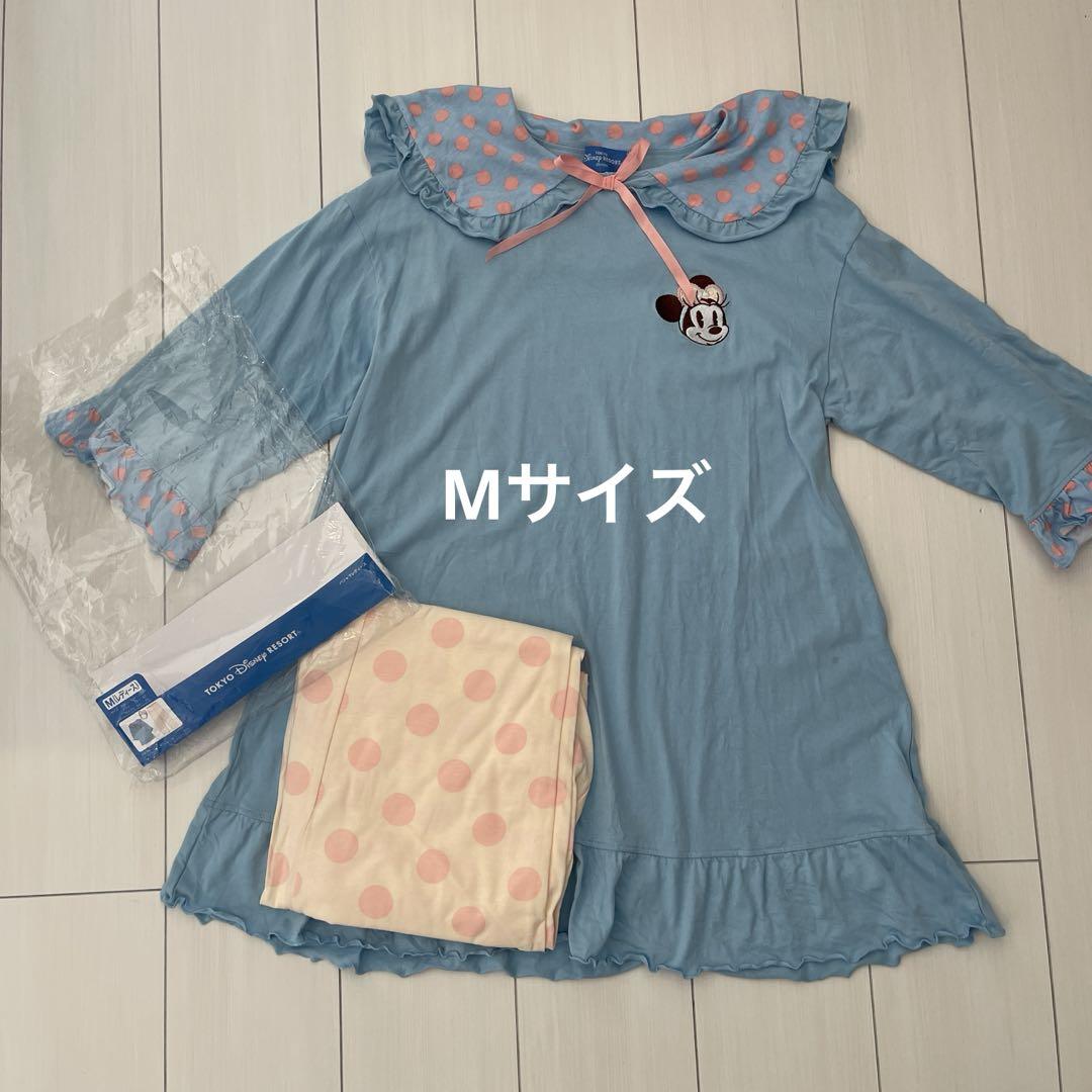 Mサイズ ディズニー ミニーマウスパジャマパーティーのパジャマ