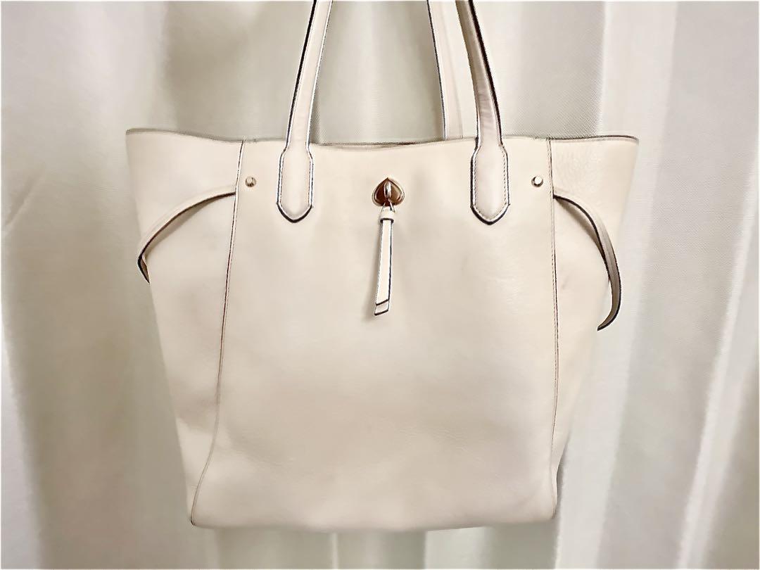 Kate Spade ホワイトトートバッグ