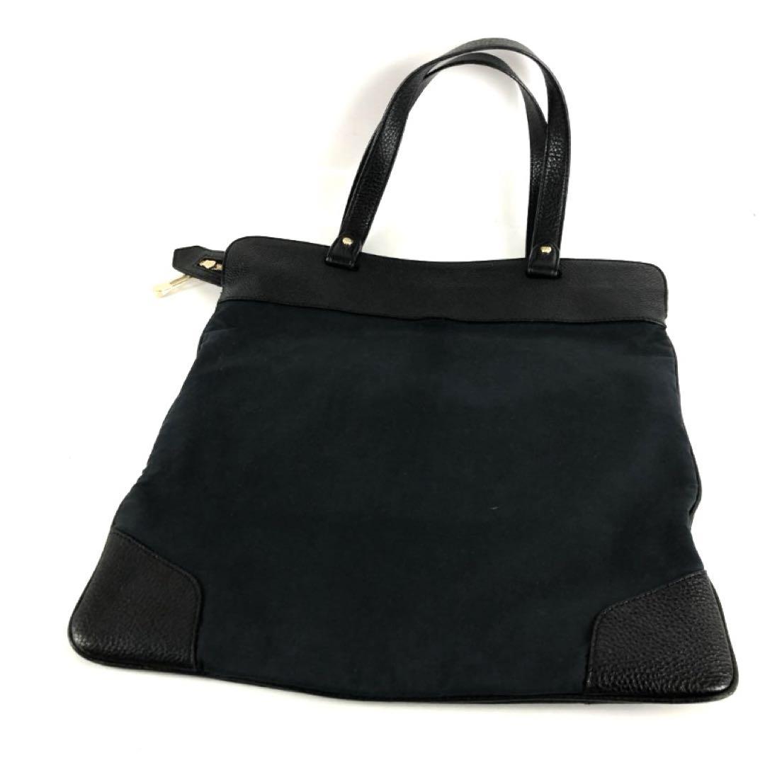 【美品】 バーバリー　ハンドバッグ ドラムバッグ 筒型 ノバチェック ブラック 11481410.jpg