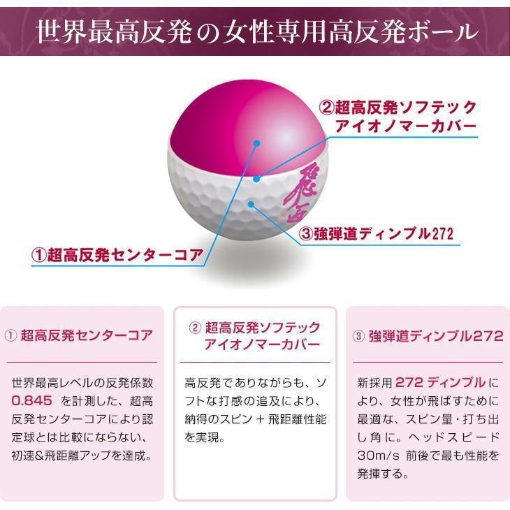 ３ダースセット【新品】ワークスゴルフ 飛匠プレミアムレディ 高反発ボール